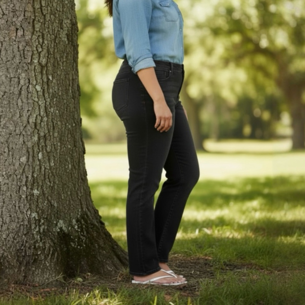 Lee Relaxed Fit Straight Leg Black Jeans - Picture 3 of 8